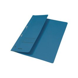 LEITZ Chemise à oeillets, carton manille, A4, bleu x50