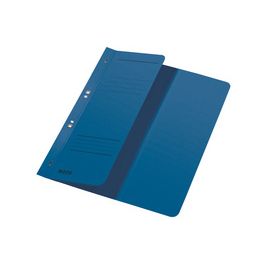 LEITZ Chemise à oeillets, carton manille, A4, bleu x50