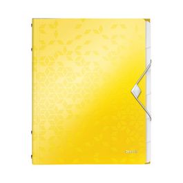 LEITZ Chemise de rangement WOW, A4, PP, jaune métallisé