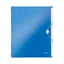 LEITZ Chemise de rangement WOW, A4, PP, noir métallisé