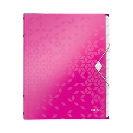 LEITZ Chemise de rangement WOW, A4, PP, rose métallisé