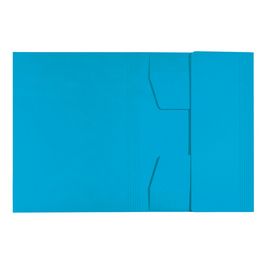 LEITZ Chemise-trieur, A4, carton de 430 g/m2, bleu