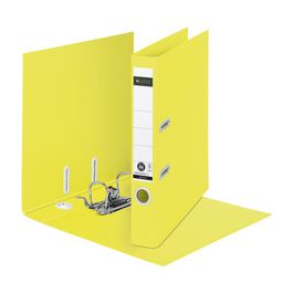LEITZ Classeur Recycle, 180 degrés, 50 mm, jaune x10