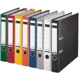 LEITZ Classeur à levier 180 degrés, format A4, 52 mm, blanc x20