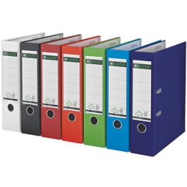 LEITZ Classeur à levier 180 degrés, format A4, 80 mm, vert x20