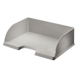 LEITZ Corbeille à courrier Plus Jumbo, A4 paysage, gris x4