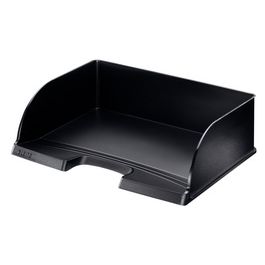 LEITZ Corbeille à courrier Plus Jumbo, A4 paysage, noir x4