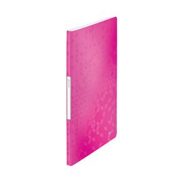 LEITZ Protège-documents WOW, A4, PP, 20 pochettes, rose