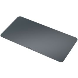 LEITZ Sous-main, 700 x 360 mm, en cuir recyclé, gris foncé