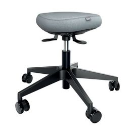 LEITZ Tabouret Ergo Active, roulettes + assise équilibrée