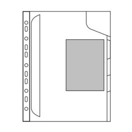 LEITZ chemise trieur CombiFile, A4, PP, bleu, 0,20 mm