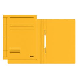 LEITZ chemises à lamelle Fresh, format A4, carton, jaune, en x25