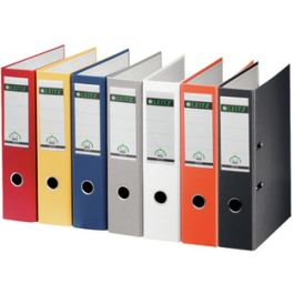 LEITZ classeur plastique, 180 degrés, format A4, 80 mm, noir x20