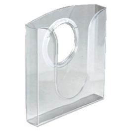 LEITZ porte brochures, en polystyrène, A4, transparent x4