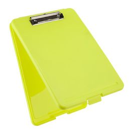 Läufer Porte-bloc à pince Safety, avec compartiment, jaune