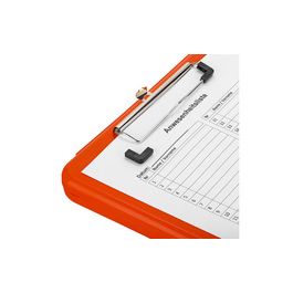 Läufer Porte-bloc à pince Safety, avec compartiment, orange