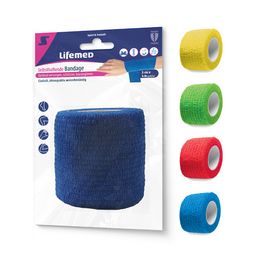 Lifemed Bande cohésive auto-adhésive, 50 mm x 4,0 m