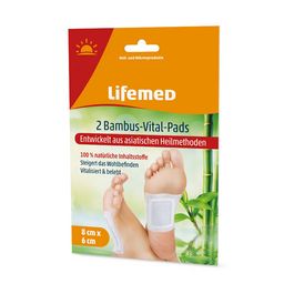 Lifemed Compresses vitales Bambou, 80 x 60 mm, blanc