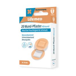 Lifemed Pansement "Allround", rond, ton chair