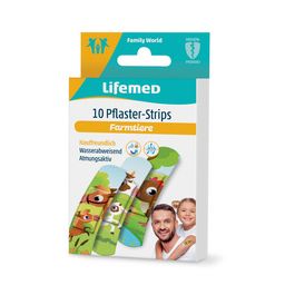 Lifemed Pansement pour enfants "Animaux" paquet de 10
