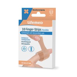 Lifemed Pansements pour doigts "Flexible", pack de 10, chair