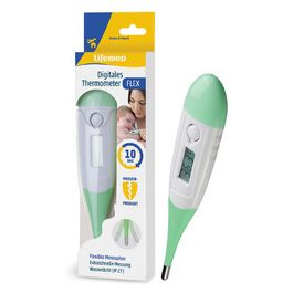 Lifemed Thermomètre "Flex", blanc/vert