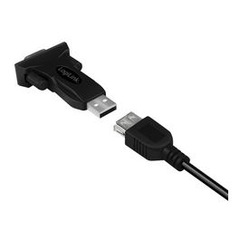 LogiLink Adaptateur USB 2.0 - RS232  avec câble de rallonge