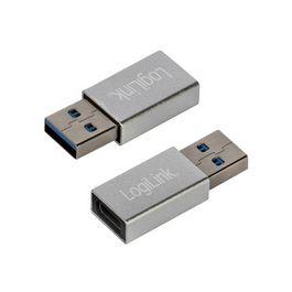 LogiLink Adaptateur USB 3.2 Gen1, USB mâle - USB femelle