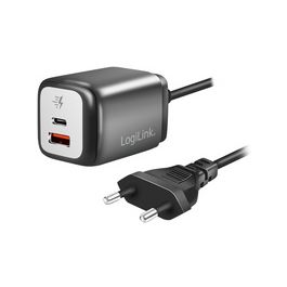 LogiLink Adaptateur double USB, USB-A & USB-C femelle