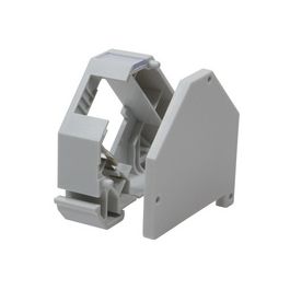 LogiLink Adaptateur rail DIN pour un module keystone, gris