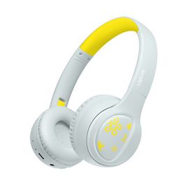 LogiLink Casque audio BT 5.4 MUSIC BUDDIES, bleu clair/jaune