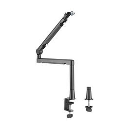 LogiLink Bras de microphone professionnel, noir