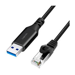 LogiLink Câble Ethernet USB 3.0, USB-A - RJ45, 5 m