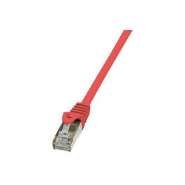 LogiLink Câble Patch, Cat. 5e, F/UTP, 5 m, rouge, gaine en