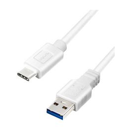 LogiLink Câble USB 3.2, USB-A - USB-C, 0,5 m, blanc