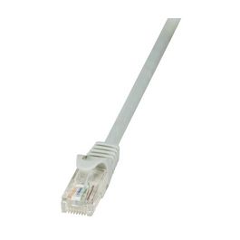 LogiLink Câble patch EconLine, Cat. 6, U/UTP, 0,5 m, gris