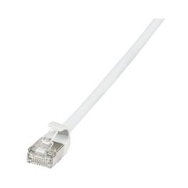 LogiLink Câble patch Ultraflex, Cat. 6A, U/FTP, 1,0 m, blanc