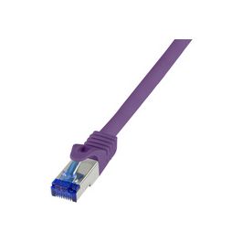 LogiLink Câble patch Ultraflex, Cat.6A, S/FTP, 20 m, violet