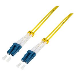 LogiLink Câble patch fibre optique, 2x Duplex LC, OS2, 2,0 m