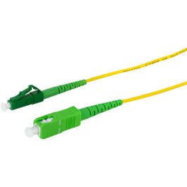 LogiLink Câble patch fibre optique, OS2, 25 m, jaune