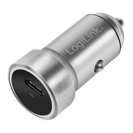LogiLink Chargeur allume-cigare USB, 1 port, argent