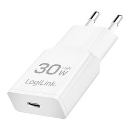 LogiLink Chargeur secteur USB, USB-C (PD), 30 W, blanc