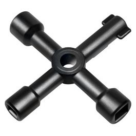 LogiLink Clé en croix universelle pour armoire électrique