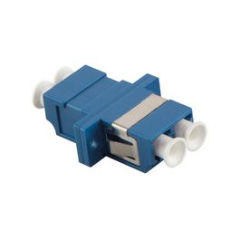 LogiLink Coupleur fibre optique, 2x LC-Duplex, bleu