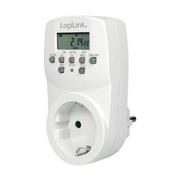 LogiLink Digitale Zeitschaltuhr, IP20, weiß