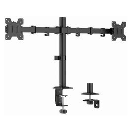 LogiLink Support double écran, longueur bras 376 mm, noir