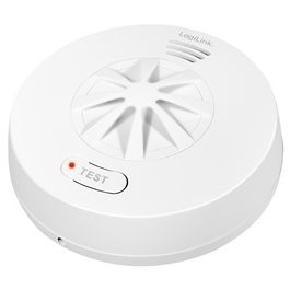 LogiLink Détecteur de chaleur, alarme: env. 85 dB, blanc