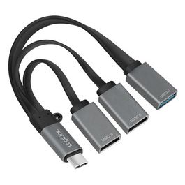 LogiLink Hub USB 3.0 avec fiche USB-C 3.1 Gen1, 3 ports