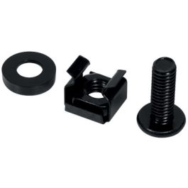 LogiLink Jeu de vis M6 pour composants 19", 50 pièces