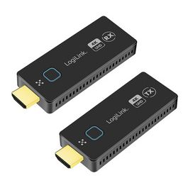LogiLink Kit amplificateur HDMI Wireless 4K/60Hz, 50 m, noir